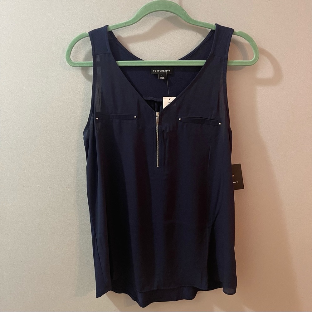BNWT Stitch Fix Navy Tank